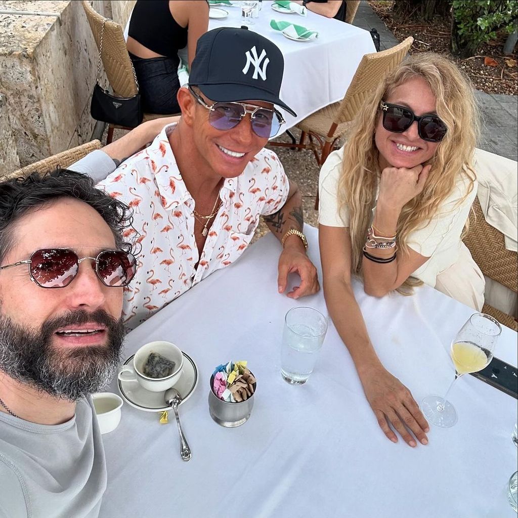 Benny Ibarra, Erik Rubín y Paulina Rubio juntos en Miami