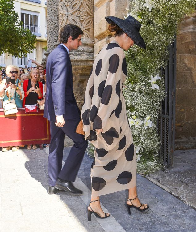 Los duques de Huéscar en la boda