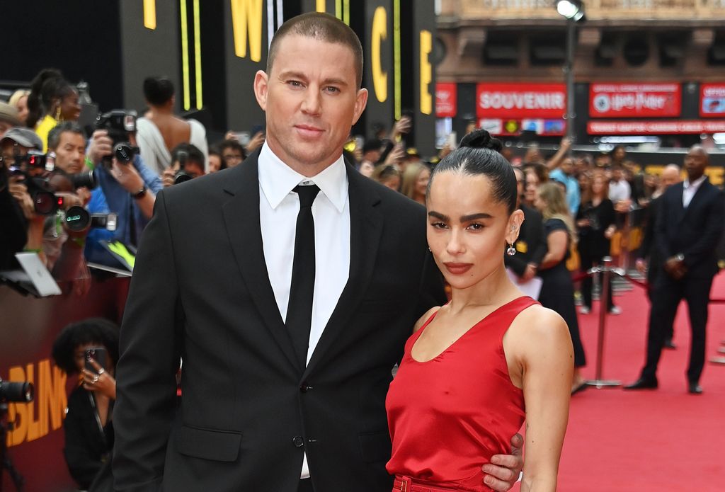 Channing Tatum y Zoë Kravitz en el estreno de 'Parpadea dos veces' ('Blink Twice'), la cinta en la que se enamoraraon