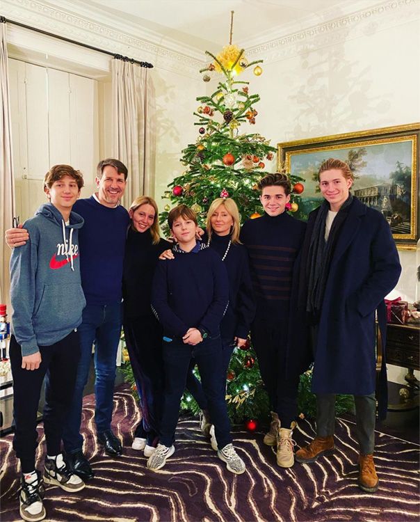 La familia de Pablo de Grecia y Marie-Chantal en Navidad