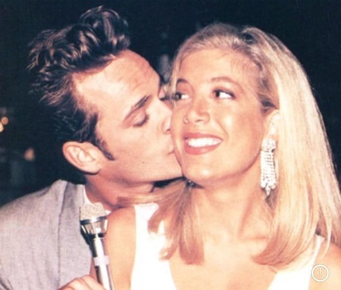 Tori Spelling y Luke Perry