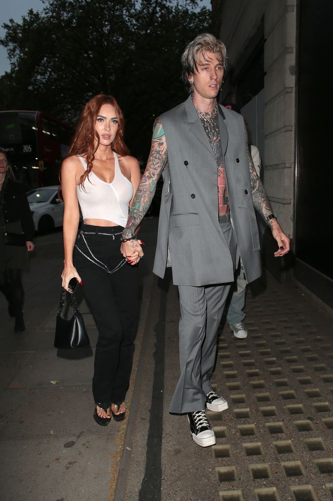 Megan Fox y Machine Gun Kelly en Londres en mayo de 2023