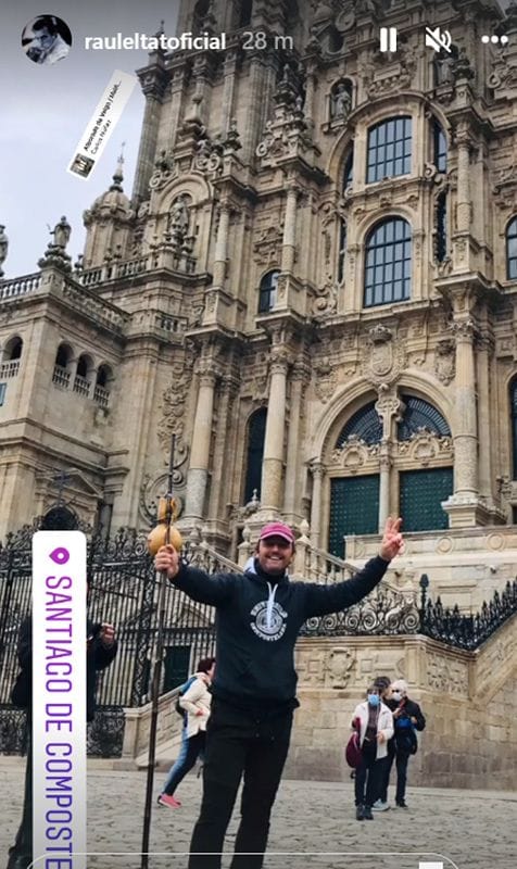 Francisco Rivera y Lourdes Montes hacen el Camino de Santiago