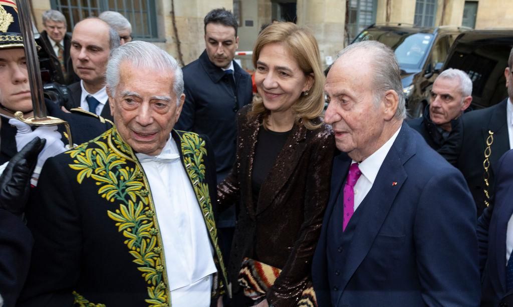 Mario Vargas Llosa, Rey Juan Carlos I y la infanta Cristina