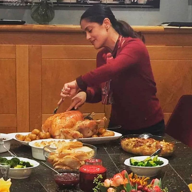 salma hayed thanksgiving thanksgiving famosos tradiciones