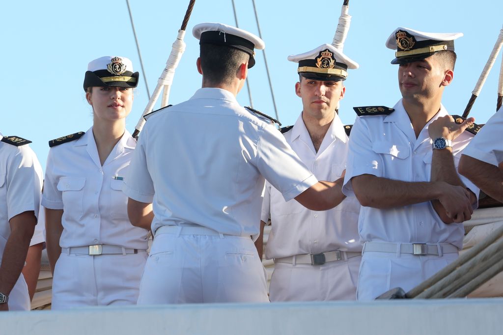 LA PRINCESA LEONOR LLEGA A GRAN CANARIA A BORDO DEL JUAN SEBASTIAN ELCANO