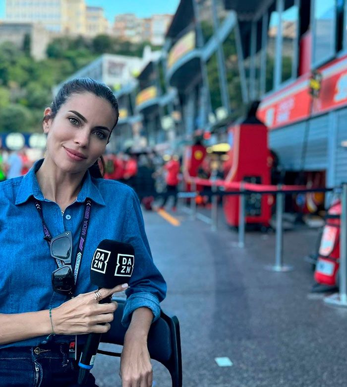 Melissa Jiménez en el Gran Premio de Mónaco