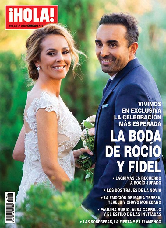 Rocío Carrasco y Fidel Albiac en ¡HOLA!