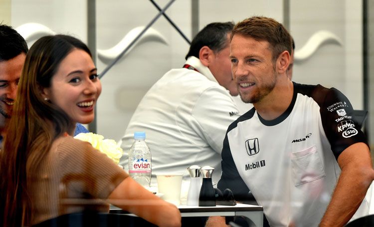 La pareja durante el último Gran Premio de Japón, el pasado 26 de septiembre
