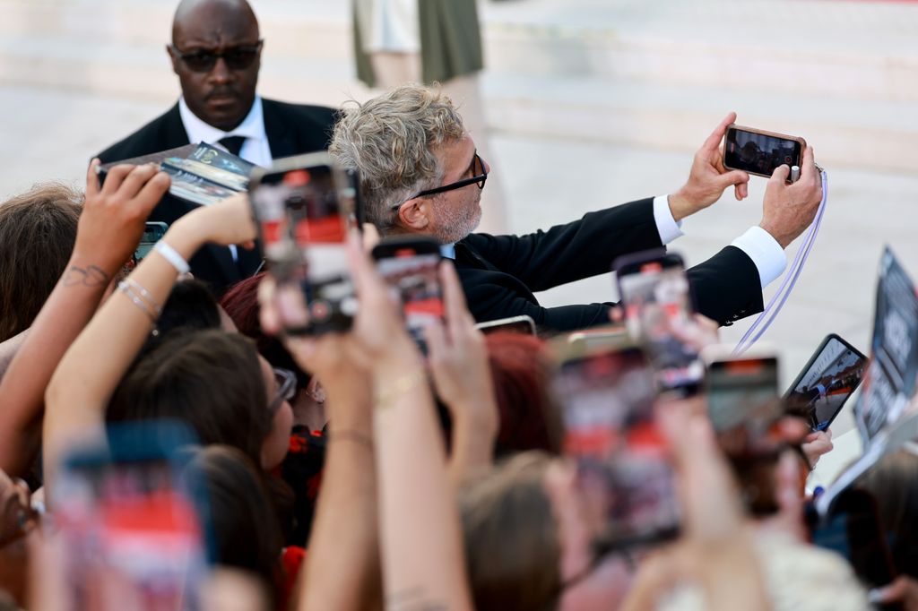 Joaquin Phoenix en el estreno de Joker: Folie Ã  Deux en el festival de cine de Venecia, septiembre de 2024