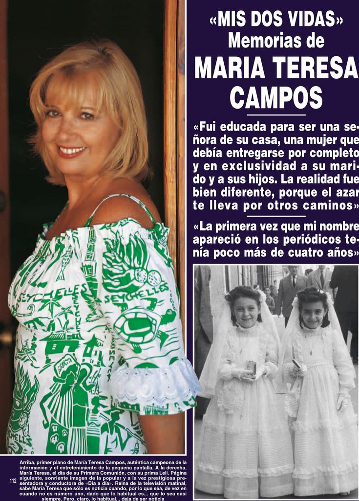 María Teresa Campos memorias