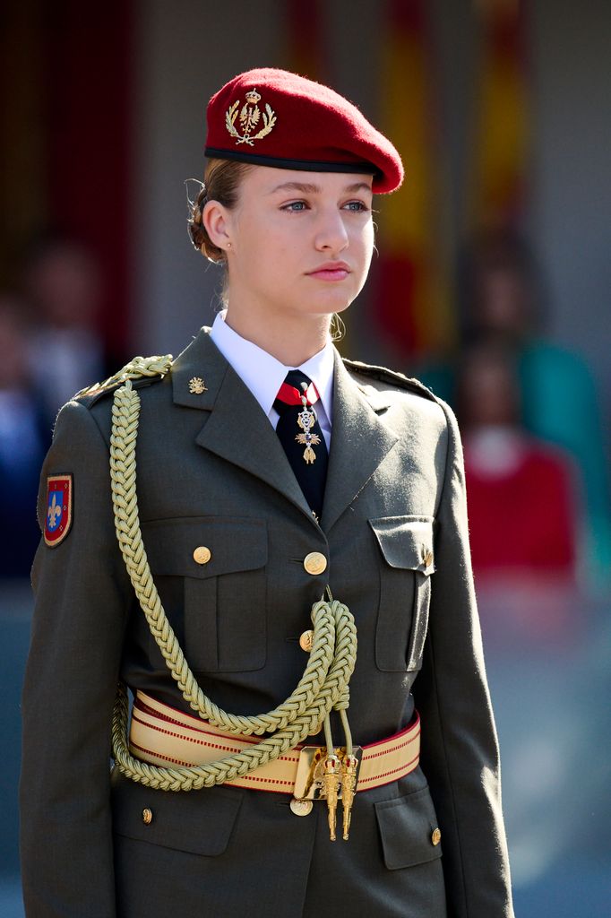 La princesa Leonor en el Día de la Hispanidad