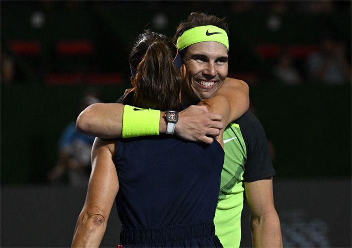 Rafa Nadal y Gabriela Sabatini