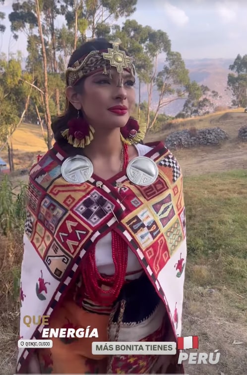 Sheynnis Palacios se vistió como una verdadera diosa inca