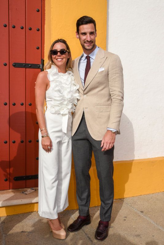 Sergio Rico y Alba Silva