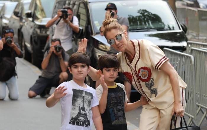 Los hijos gemelos de Céline Dion, Nelson y Eddy