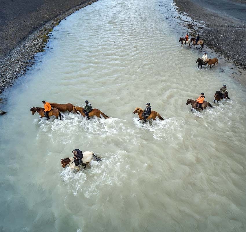 Paseo a caballo por Islandia