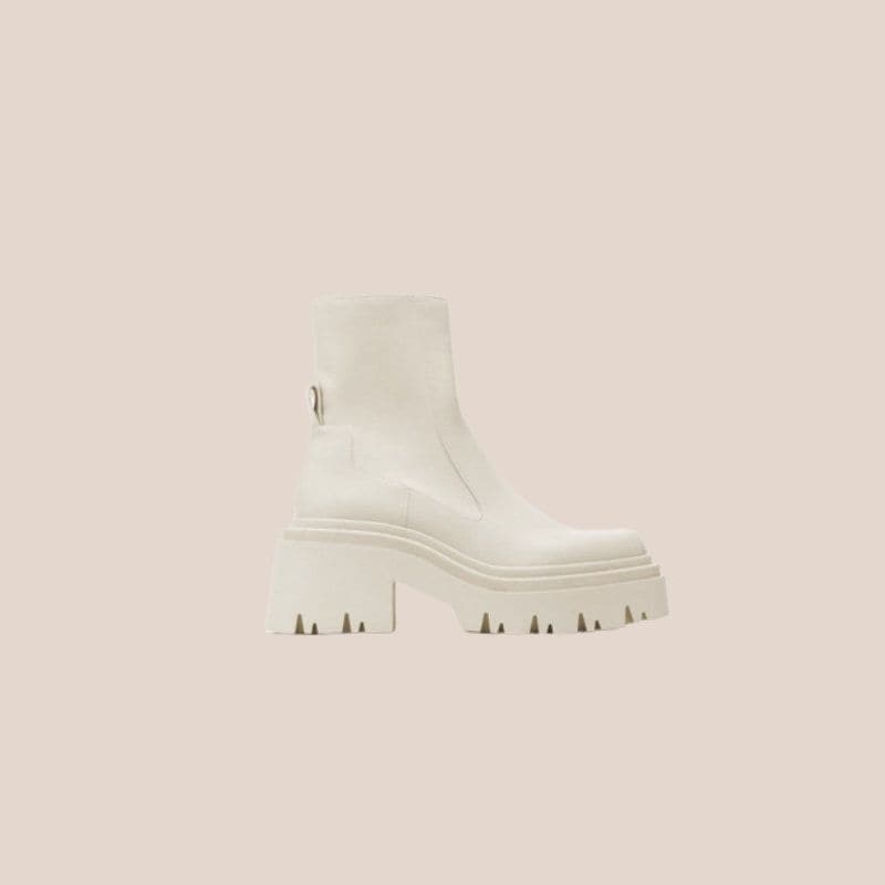 botin blanco zara