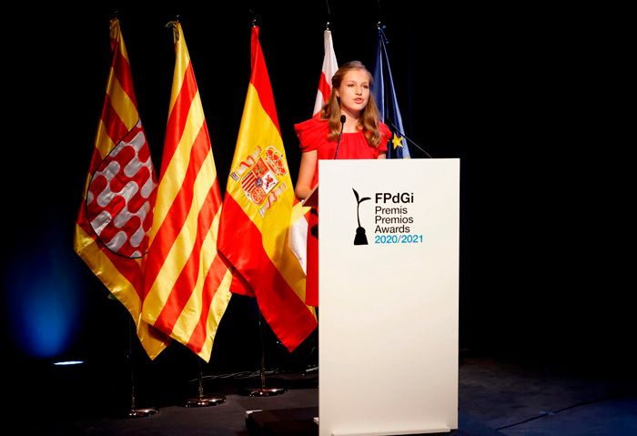 Princesa Leonor en los premios Princesa de Girona