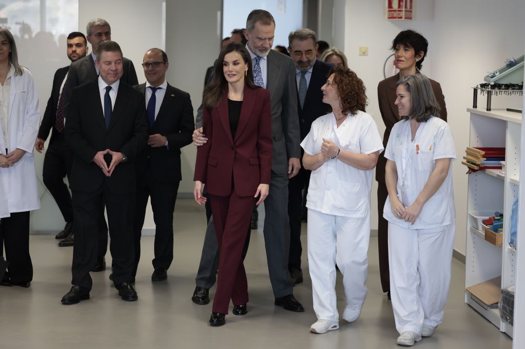  Los reyes Felipe y Letizia en el hospital de Paraplégicos de Toledo 