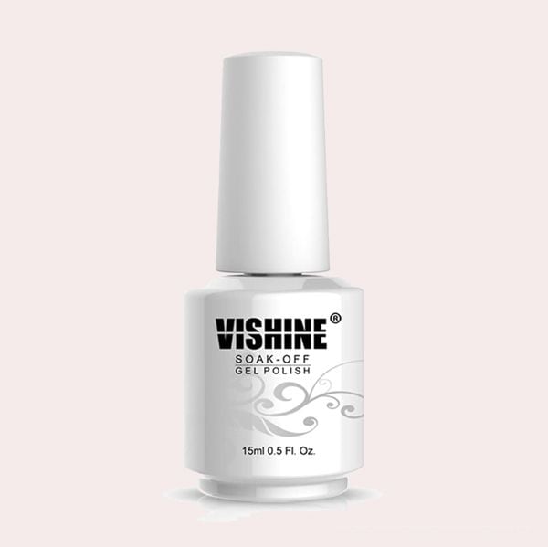 Vishine Glitter Diamond Light Gold Gel Esmalte de uñas UV LED