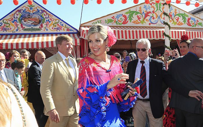 Máxima de Holanda en la Feria de Abril