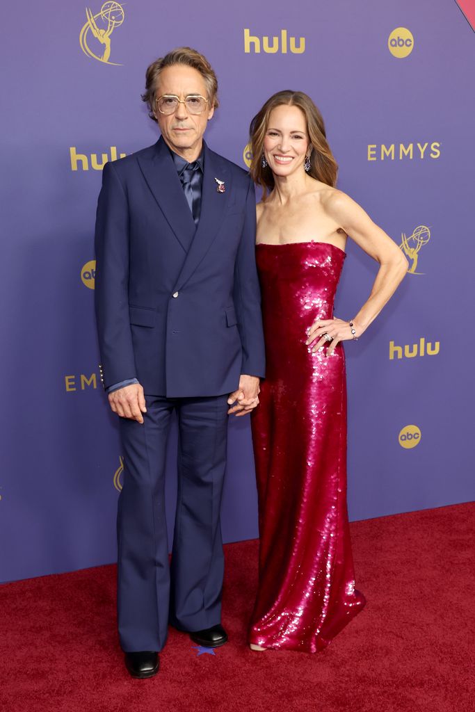 Robert Downey Jr y Susan Downey. Premios Emmy 2024