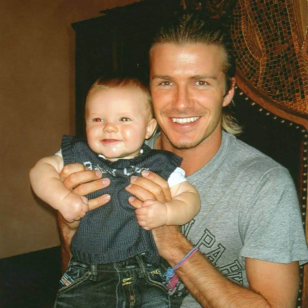 David Beckham y su hijo Cruz