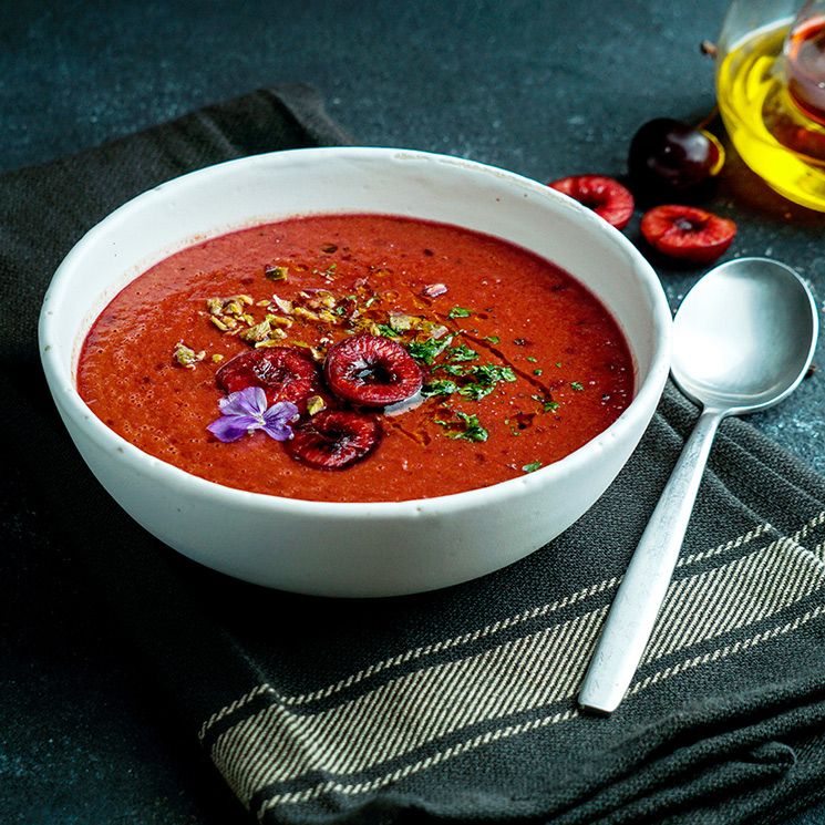 gazpacho de cerezas adob