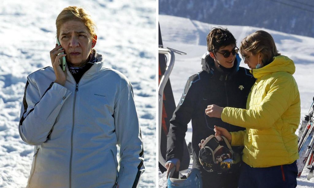 Infanta Cristina e Iñaki Urdangarín en Baqueira HOLA 4040