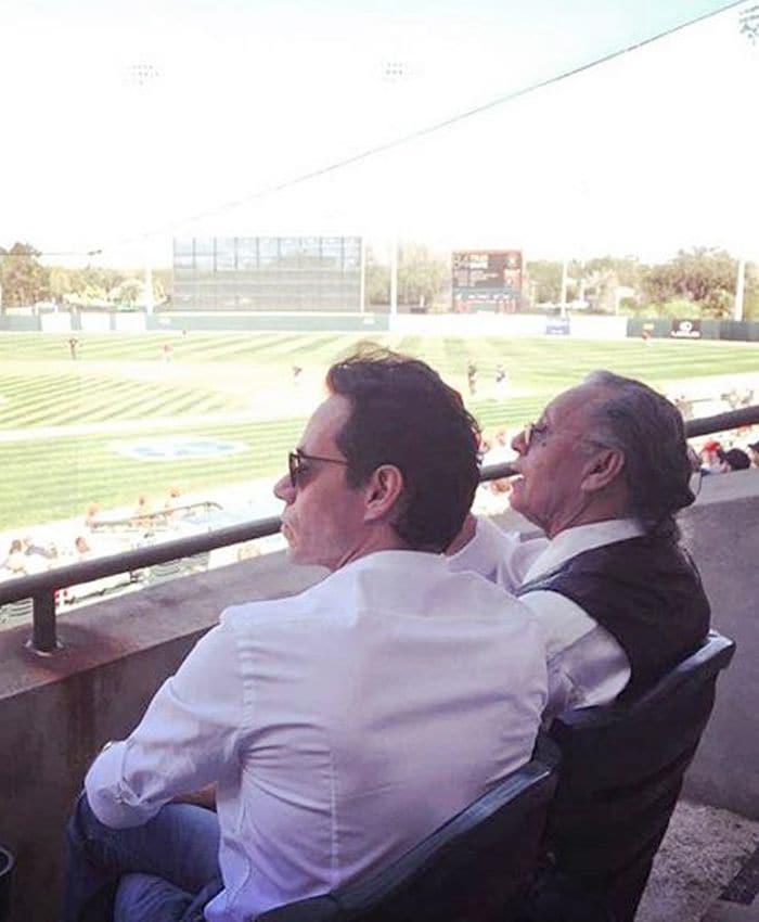 Marc Anthony y su padre