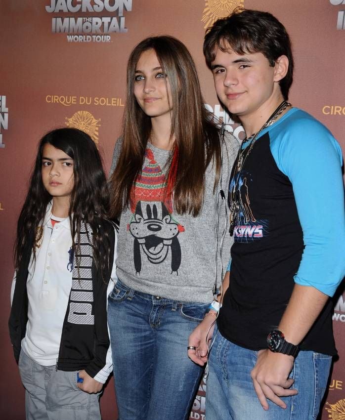 'Bigi', Paris y Prince Jackson