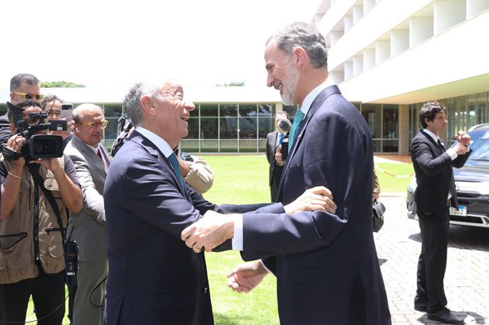 El rey Felipe en la toma de posesión del presidente de Brasil