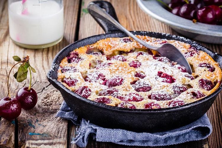 PASO A PASO: TARTA DE CLAFOUTIS DE CEREZAS