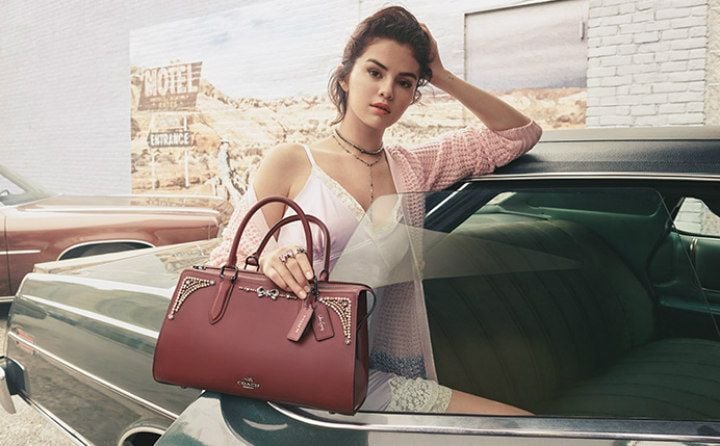 Selena Gómez en la campaña de Coach