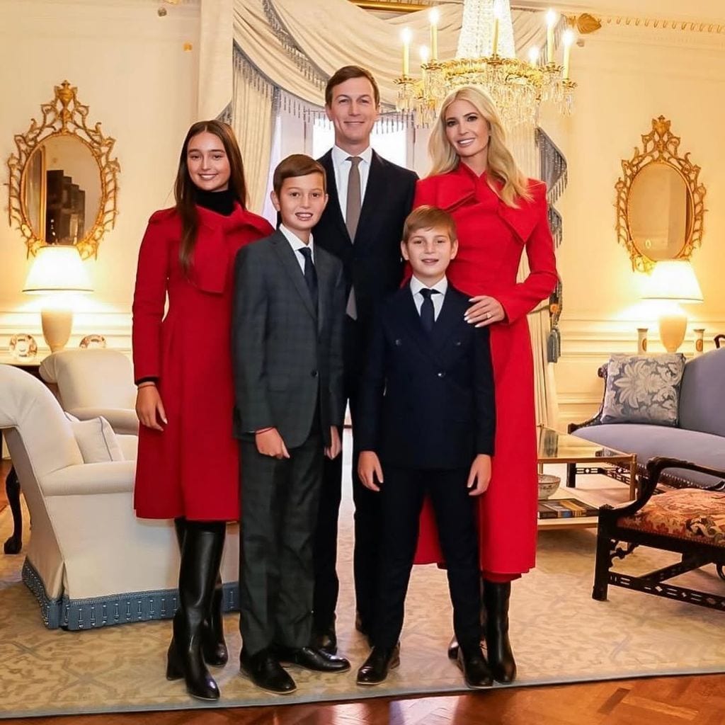 Ivanka Trump y sus hijos 