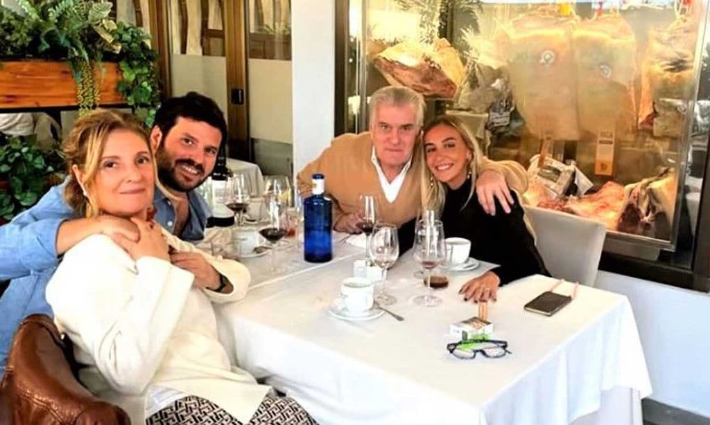 Guillermo Bárcenas y su familia