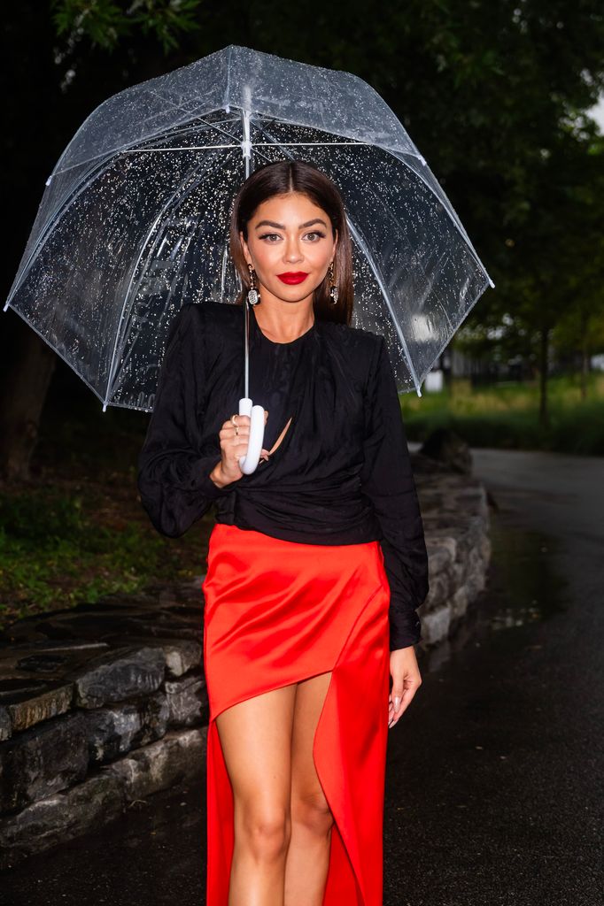 Sarah Hyland en la Nueva York Fashion Week