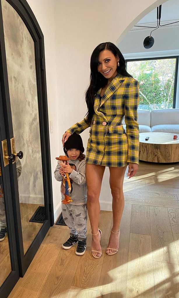 Naya Rivera y su hijo