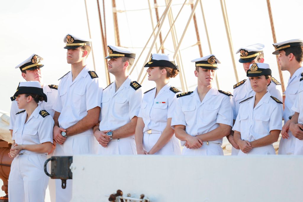 LA PRINCESA LEONOR LLEGA A TENERIFE A BORDO DEL BUQUE ELCANO