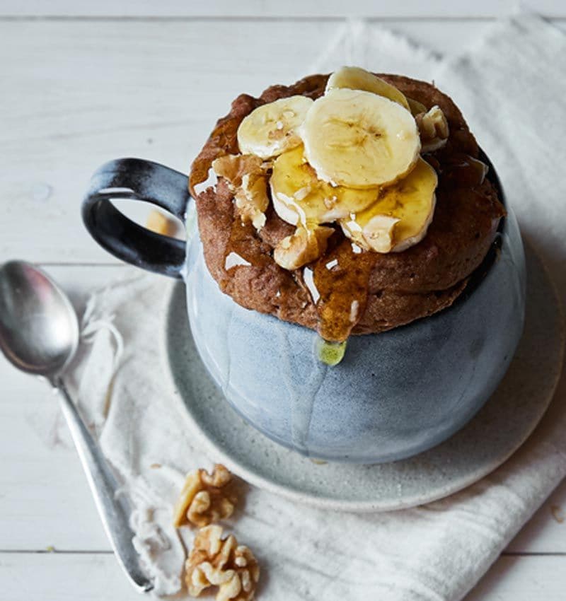 mug cake platano