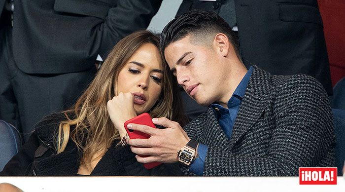 James Rodríguez y Shannon de Lima