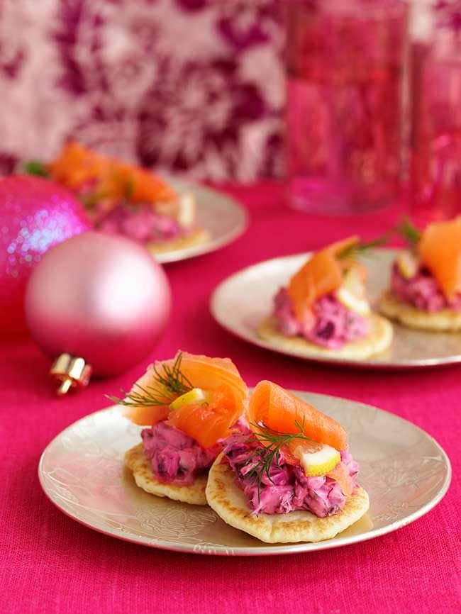 blinis salmon