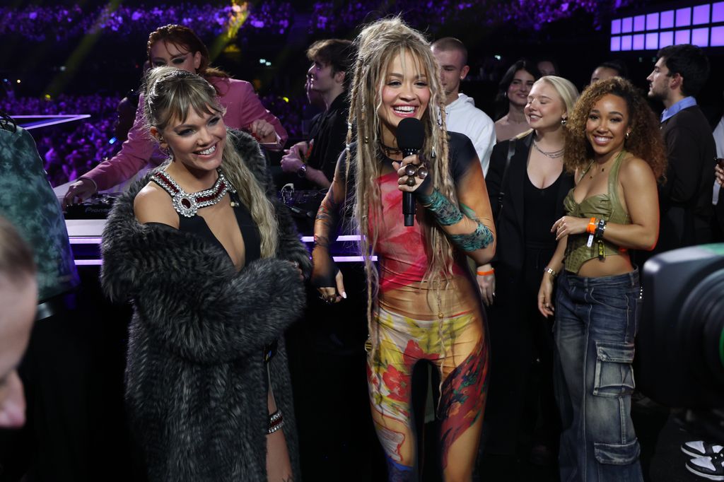 Rita Ora, la presentadora de los premios MTV Europe Music Awards 2024 en Manchester