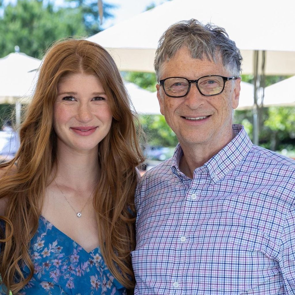 Bill Gates y su hija Jennifer