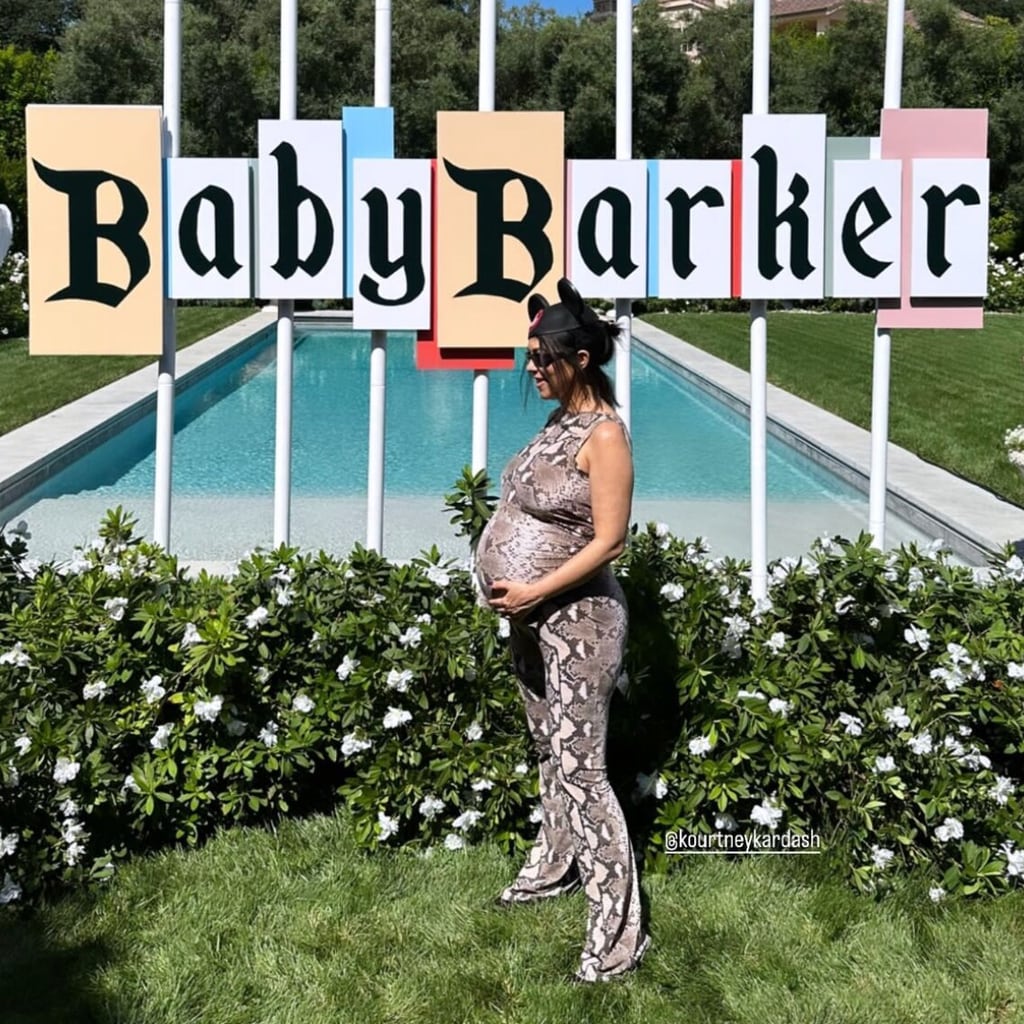 kourtney kardashian barker baby shower