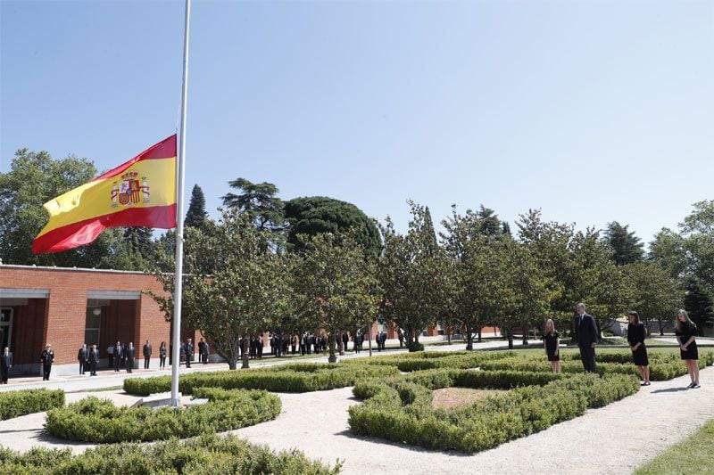 Rey Felipe, reina Letizia, princesa Leonor e infanta Sofía