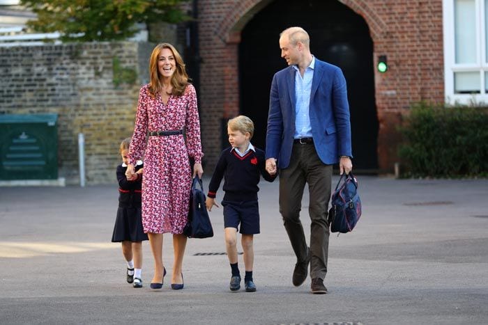 Los Duques de Cambridge y sus hijos