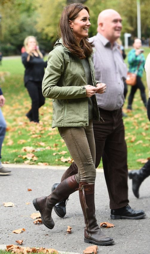 Kate Middleton recicla las botas españolas Penelope Chilvers en el campo