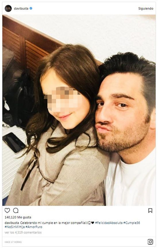 David Bustamante cumple